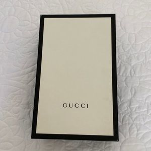 Gucci shoebox with tissue paper for sneakers bought at Nordstrom